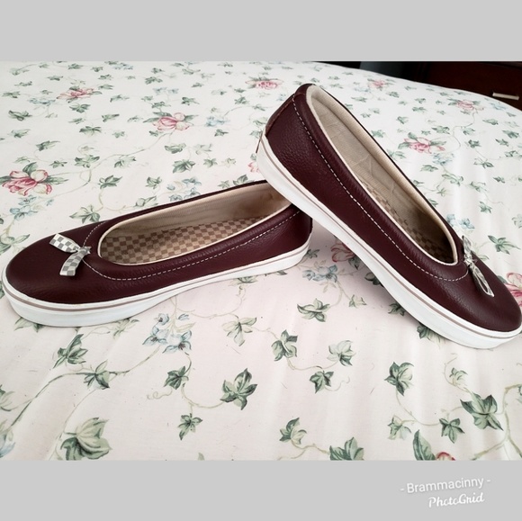 Vans Shoes - Retro Vintage Mary Jane Brown Bow Vans